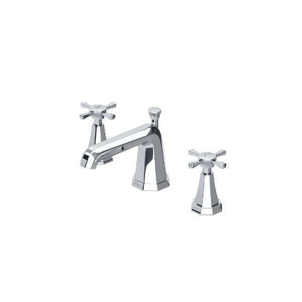 Deco Three-Hole Basin Mixer With Lever Or Crosstop Handles - Basin Mixer Tap