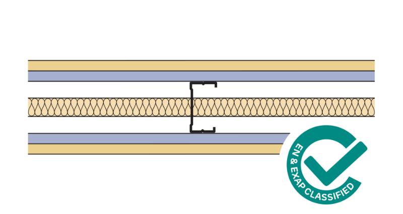 Siniat Single Frame Partition CS70R-15Un15dB-25G