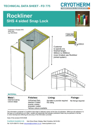 Cryotherm- Rockliner Data sheet  FD775 shs