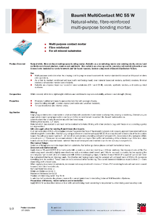Baumit MultiContact MC 55 W PDSS