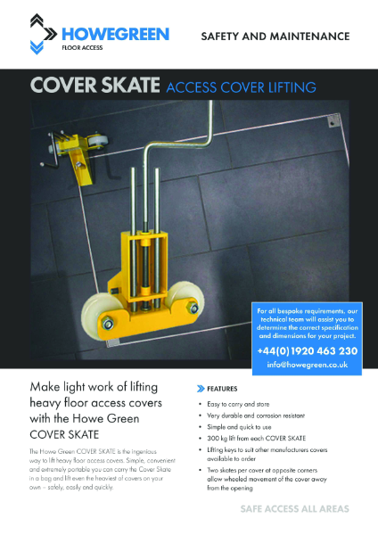 Howe Green Floor Access Cover Skate