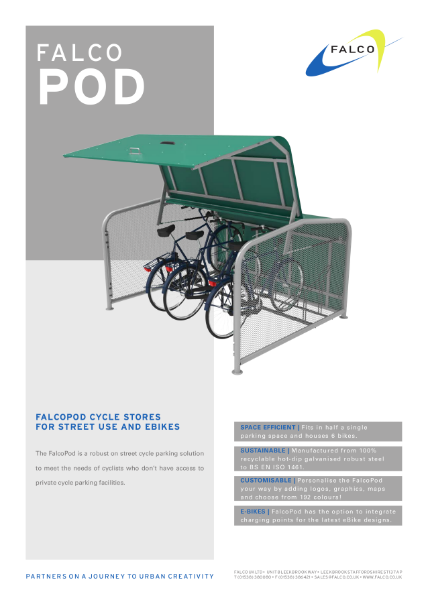 FalcoPod Bike Hangar Product Sheet