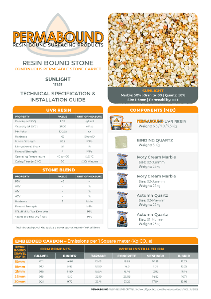 Sunlight_13853_Resin_Bound_Stone_TDS_PERMABOUND_V-OL