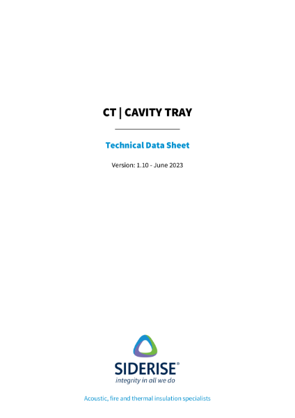 Siderise CT Cavity Tray – Technical Data v 1.10
