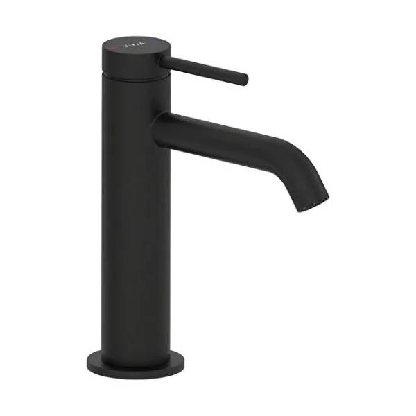 A4353236VUK- Minimax Round basin mixer, Matt Black - Mixer Tap