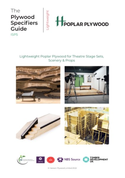 H Poplar Plywood for Theatre Stage Sets, Scenary & Props