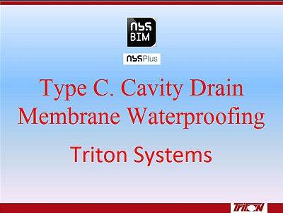 Type C Cavity Drain membrane Waterproofing