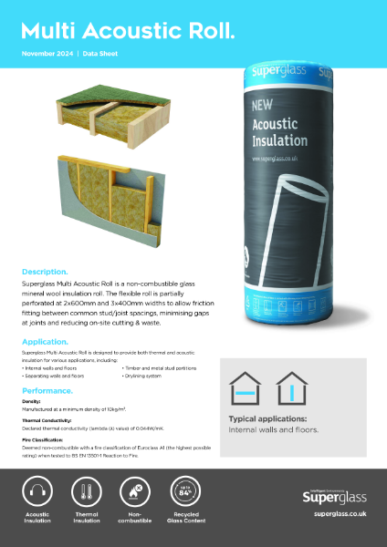 Superglass Multi Acoustic Roll - Datasheet