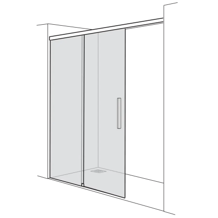 Dusjvegger - Viva Skyvedør Gå inn i nisje, 2 deler