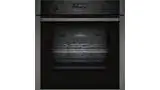 NEFF Single oven Slide & Hide door Graphite grey trim N50