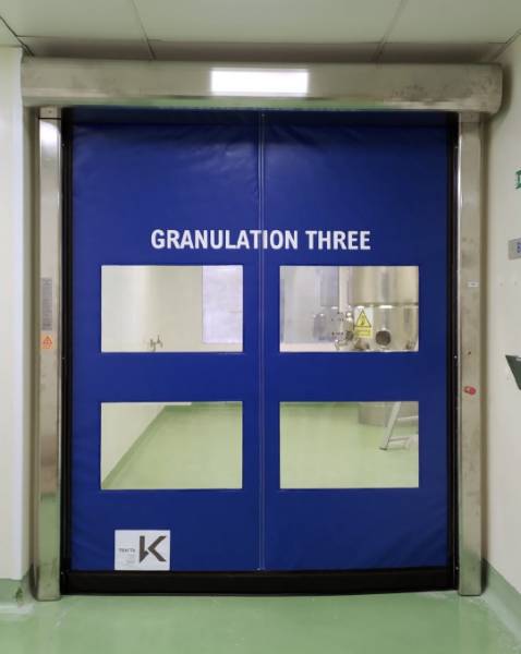 Rapidor Pharma - Clean Room Speed Door For Hygiene and Pressure Control 