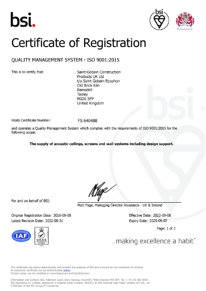 bsi ISO 9001:2015