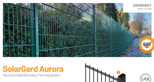 SolarGard Aurora SR1/A1 Solar Farm Fencing Datasheet