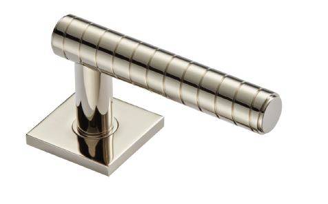 On Square Rose Lever Handle (HUKP-0201-28) - Door handle