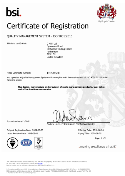 BS EN ISO 9001:2008