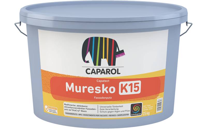 Capatect Muresko Fassadenputz - Silicone Resin Finishing Coat