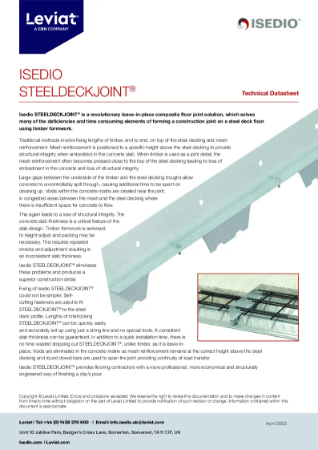 Isedio SteelDeckJoint