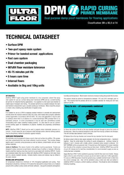 DPM IT Technical Datasheet