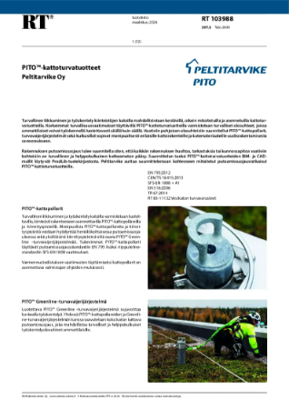 RT-kortti kattoturvatuotteet