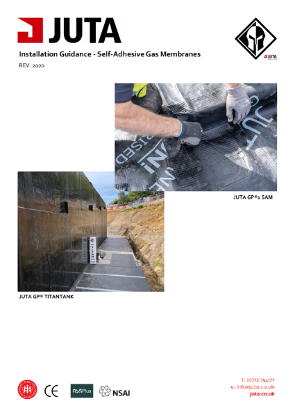 JUTA Self Adhesive Gas Barrier Installation Guidance