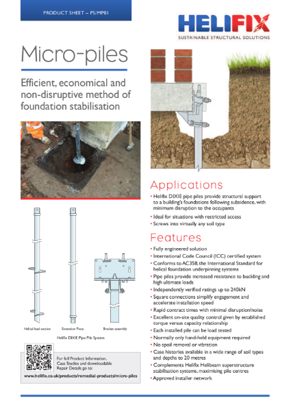 Dixie Helical Micro-Piles