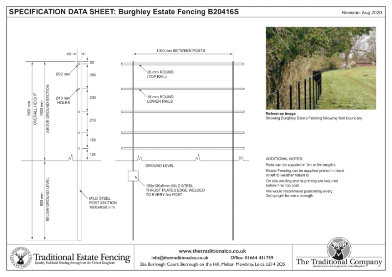Burghley Estate Fencing