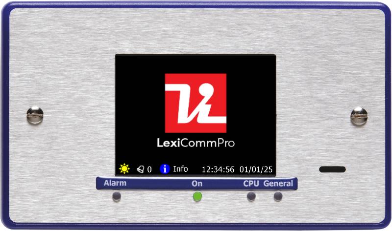 Lexicomm EVCS Network Touchscreen Assist Call Repeater - Emergency voice communication system