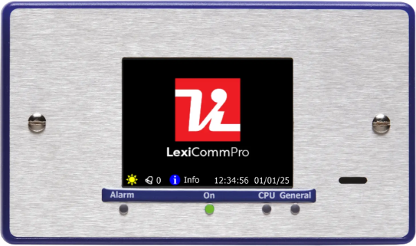 Lexicomm EVCS Network Touchscreen Assist Call Repeater - Emergency voice communication system
