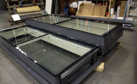 Glazed Sliding Roof Hatch - London