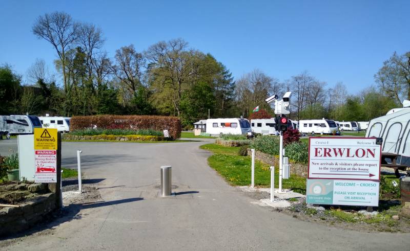 Erwlon Caravan & Camping Holiday Park Secured by Frontier Pitts Automatic Rising Bollards