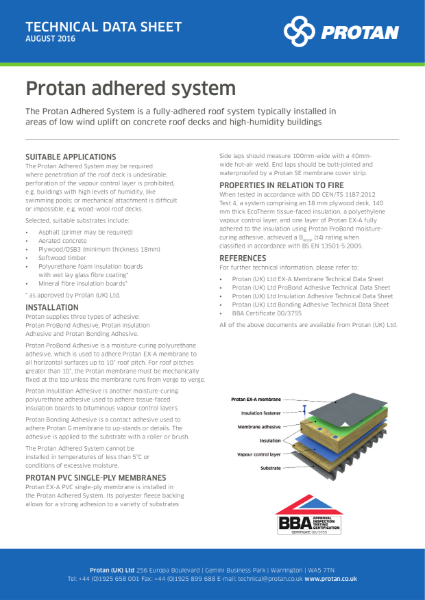 Protan (UK) Ltd Product Data Sheets