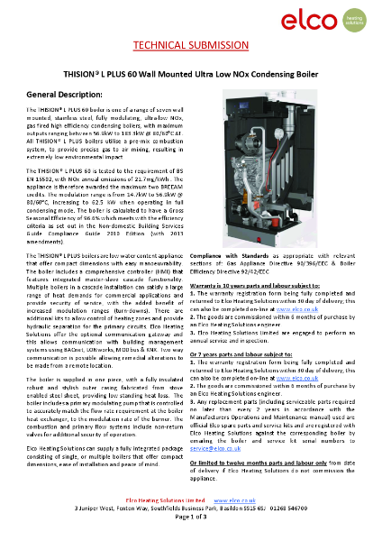 Technical Submission - THISION L PLUS 60