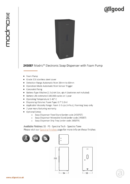 2450EF-Datasheet Iss05