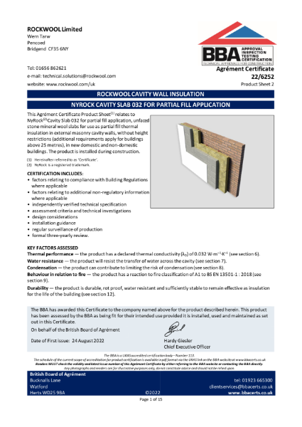 NyRock Cavity Slab 032 For Partial Applications