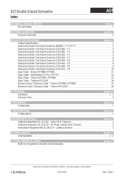 Technical-Manual_AGS-625Narrowline_Capral_2018_07_01