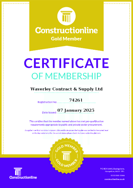 Constructionline - Certificate of Membership