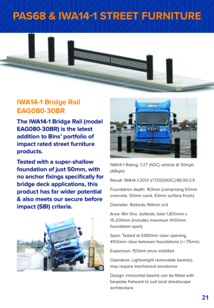 Eagle Bridge Rail Product Sheet