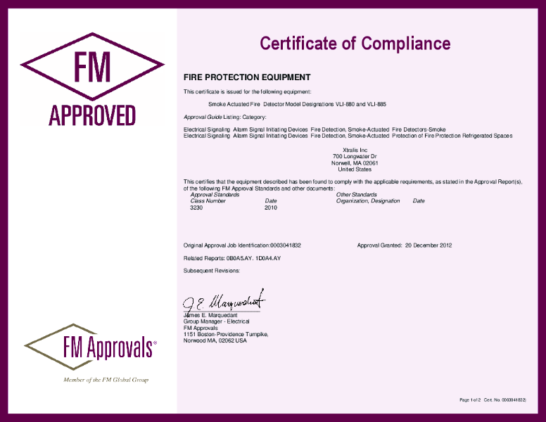 FM Approved