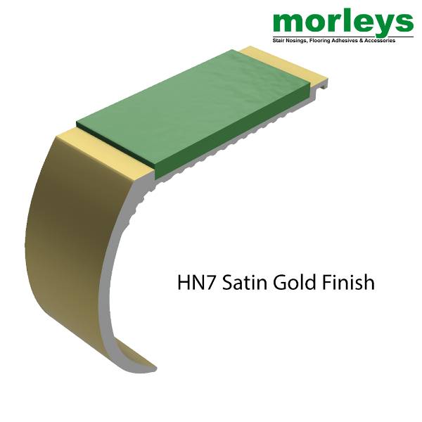  Stair Nosings Anodized Satin Gold Aluminium Stair Nosing - Stair Edgings