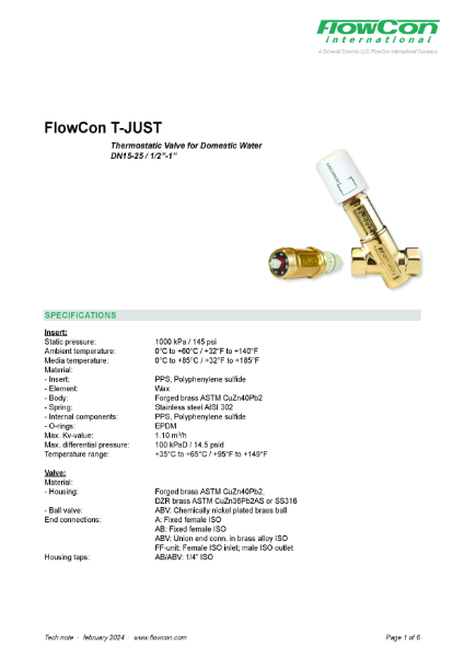 FlowCon T-Just