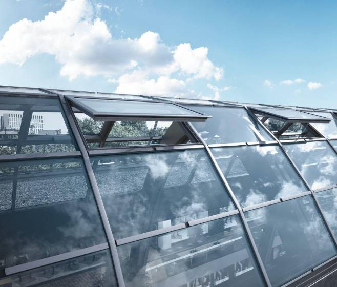 Aluminium window system roof - AWS57 RO