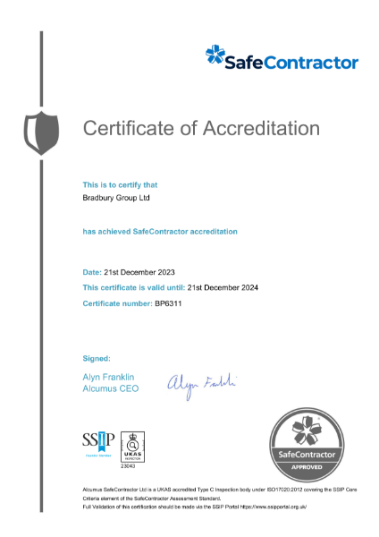 Safe Contractor Accreditation 