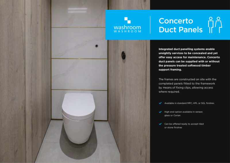 Concerto duct panels