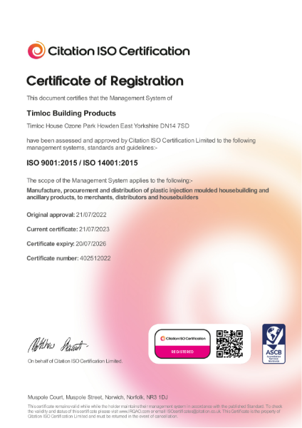 ISO 9001 Certificate