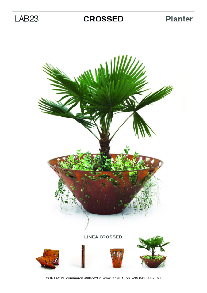 All Urban - Planters - Crossed Planter - Data Sheet