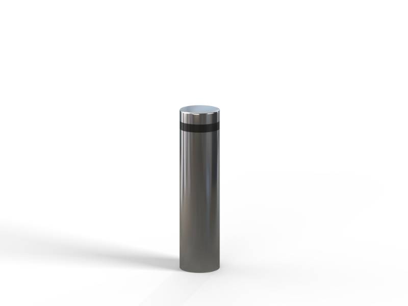 PAS 68 - Diamond Premium Stainless Steel Bollard Sleeve   - Bollards