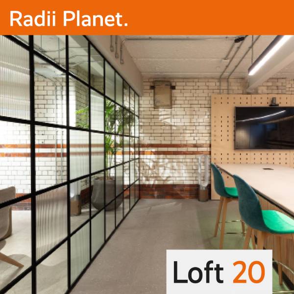 LOFT20 Single Glazed Panel Partition System