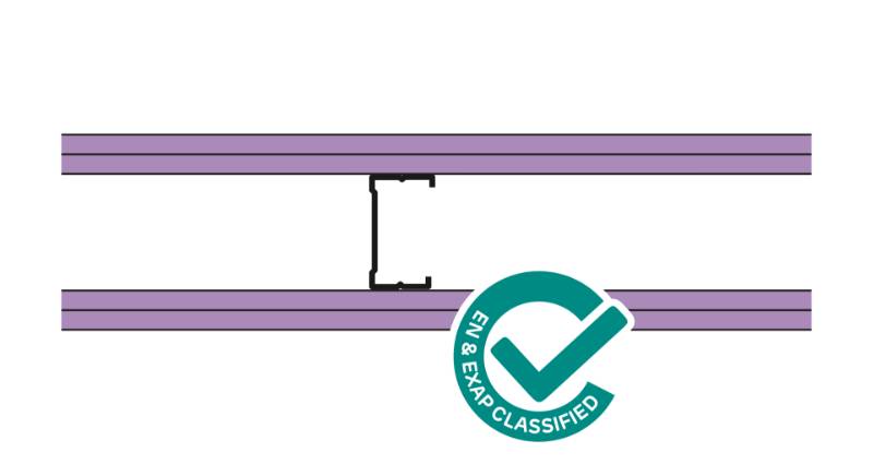 Siniat Single Frame Metal Stud Partition CS70R-212WD - Metal Stud Partitioning