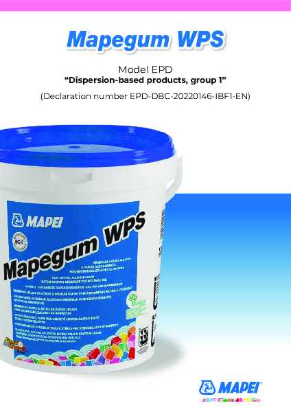 Mapegum WPS EPD