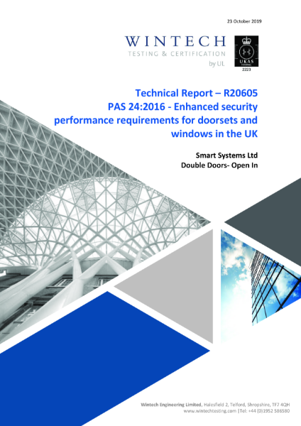 [Alitherm Heritage Door] [WINTECH R20605] PAS24 - Security